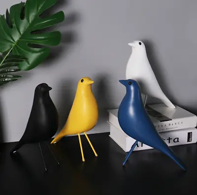 Retro VITRA EAMES House Bird Pigeon Dove Desk Ornament Resin Home Office Decor ~ • £10.99