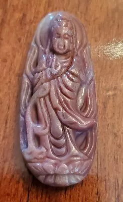 80 Carats Gem Quality Peruvian Pink Opal Chinese Quan Yin Guan Yin Bodhisattva • $185