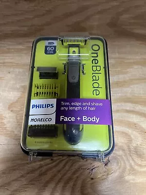 Philips Norelco OneBlade Face + Body Men's Electric Trimmer/Shaver QP2630 B • $25