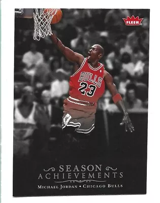 Michael Jordan 2007-08 Fleer Box Set #SH45 Season Achievements • $2.95