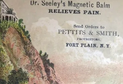 Victorian Advertising Trade Card - Dr. Sealey's Magnetic Balm  Fort Plain NY • $14.99