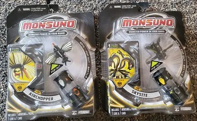 2 LOT ✰ Monsuno Figures FACTORY SEALED NEW ✰ SKYSITE & AIRCHOPPER • $34.99