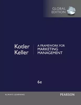 Framework For Marketing Management A Global Edition - Free Tracked Delivery • $81.63