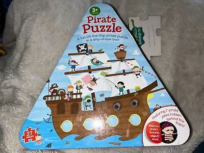 Pirate Puzzle Jugsaw With Lift-the-flap Fun Feature 27 Pieces Marks And Spencers • £3.99