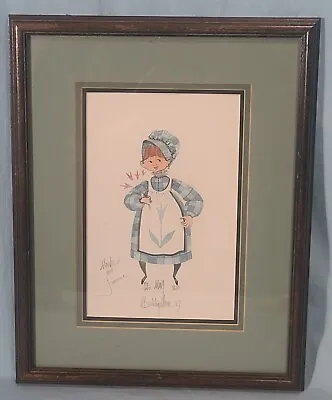 P. Buckley Moss  Jeannie  Framed Print 978/1000 W/ COA 1986 • $32.95