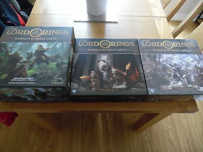 Lord Of The Rings JOURNEYS IN MIDDLE EARTH Board Game W Expansions • £149.99