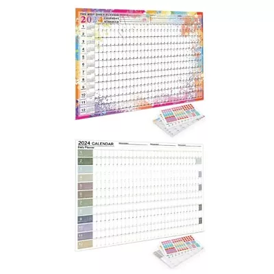 2024 Yearly Monthly Daily Planner To Do List Agenda Schedule Organizer • £6.25