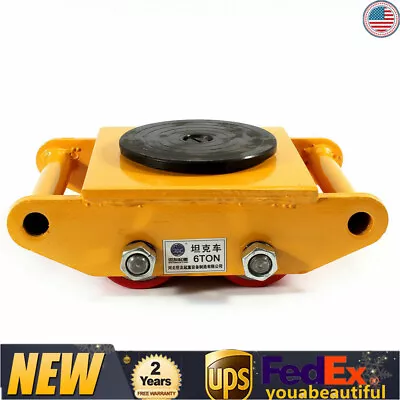 12Ton Moving Dolly Skate Machinery Roller Mover Cargo Trolley Machine NEW • $74