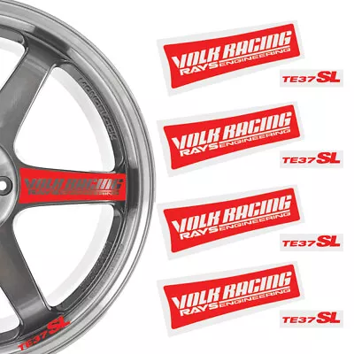 TE37SL Decal Set Vinyl Spoke Replacement Sticker For Volk Racing Rim Wheel 19  • $22.99