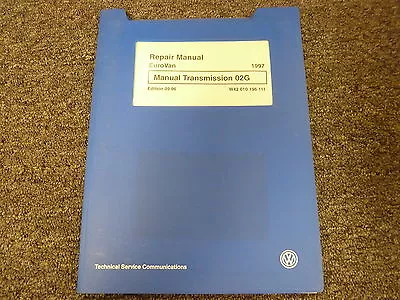 $59.35 • Buy 1997 Volkswagen VW Eurovan Manual Transmission 02G Shop Service Repair Manual