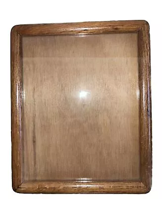 MCM Vintage Oak Or Teak  Picture Frame For 8x10  PHOTO Thailand  Rounded Corners • $28