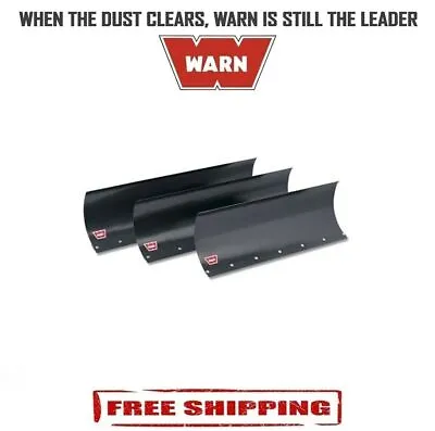 Warn 48  Length 16-3/16  Height Black Snow Plow Blade For ATV & UTV - 86766 • $235.90