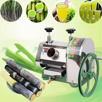 Commercial Sugarcane Juicer Extractor Sugar Cane Juice Manual Press Mill Machine • $197.99