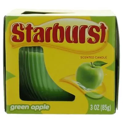 Starburst Scented Candle 3 Oz Jar - Green Apple • $9.04