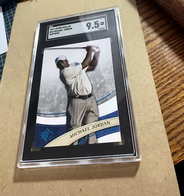 2014 Upper Deck SP Golf #23 Michael Jordan Sapphire SGC 9.5 MT+ • $59.99