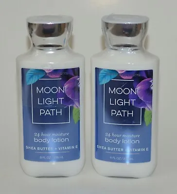2 Bath & Body Works Moonlight Path Lotion Cream Hand Large 8 Oz Shea Butter • $39.99