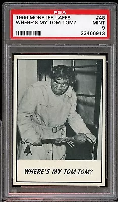 1966 Monster Laffs #48 Where's My Tom Tom? PSA 9 • $50