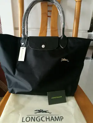 NEW Longchamp Le Pliage Tote Bag  Black Large L • £46