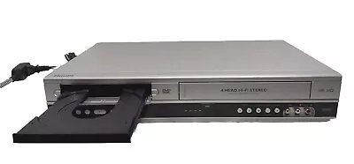 Philips DVP3340V DVD VCR Combo 4 Head Hi-Fi VHS Tape Recorder Player - Tested • $37.99