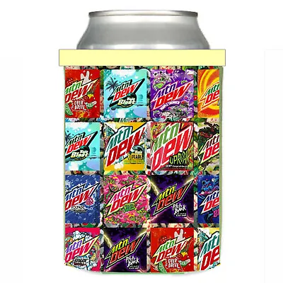 Mtn Dew Flavors Variety Pack Baja Blast Code Red N More Can Cooler Hard Shell • $14.99