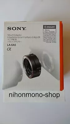 SONY LA-EA5 A-Mount Lens Adapter For E-Mount Cameras 35mm Full Size Sensor New • $168.99