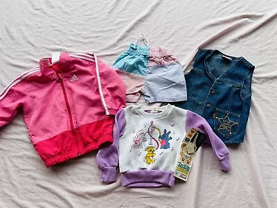 Lot 80s Cat Vtg Kid New Adidas Toddler Retro Clothing Bundle Sz 2 3 LEVI Sport • $39.99