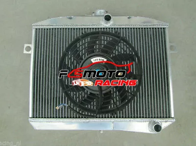 Aluminum Radiator+FAN For Volvo Amazon Combi P1800 S/E/ES B18 B20 GT 1959-1973 • $195