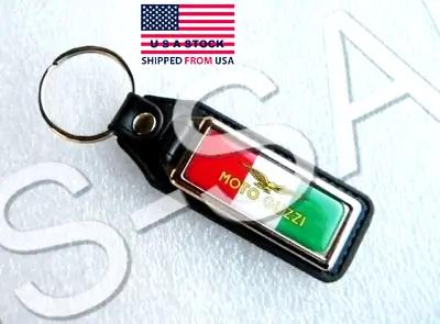 Moto Guzzi Key Fob Ring Chain Motorcycles California Quota Gt Griso Mgx-21 Ntx • $14