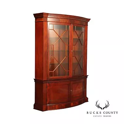 Baker Furniture Historic Charleston Collection Mahogany China Cabinet Bookcase • $3795