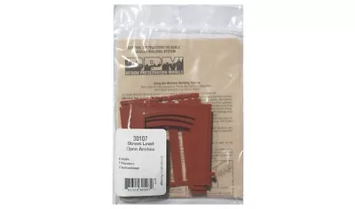 HO Scale Design Preservation 30107 Street Level Wall Sections W/Open Arch 4 Pcs • $8.99