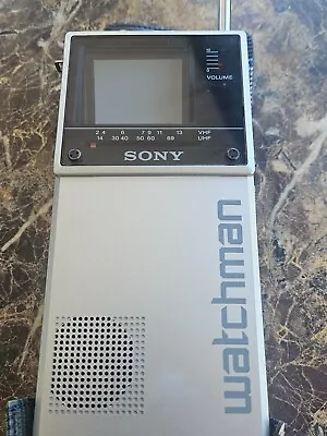 Vintage 1985 Sony Watchman Tested With Original Case • $20