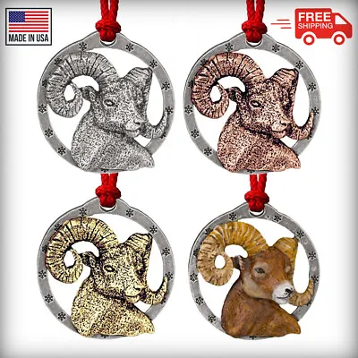 $39.99 • Buy Creative Pewter Designs Bighorn Sheep Head Christmas Tree Ornament, M026OR