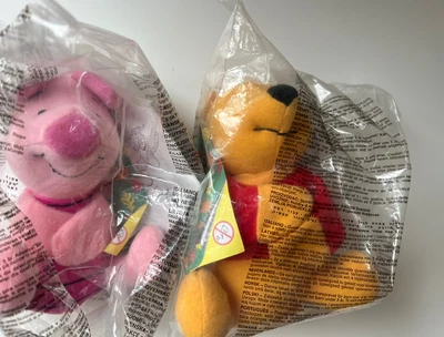 £5 • Buy Winnie The Pooh & Piglet McDonalds Happy Meal Toy 1998 Sealed Unopened  VINTAGE