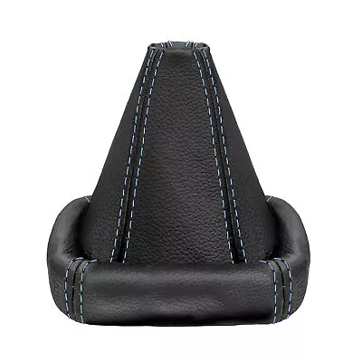 Shift Bag Shift Boot VW Golf 2 3 Passat 35i Polo 6N Leather Black Blue • $11.87