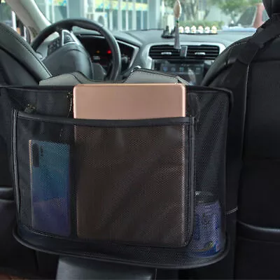 Universal Car Seat Parts Insert Mesh Storage Bag Pocket Car Interior Accessories • $14.25
