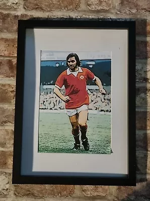 £3.79 • Buy Manchester United George Best Pop Art Tribute Football Picture Print A4 