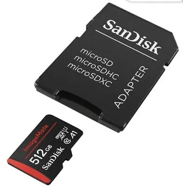 SanDisk ImageMate 512GB Class 10 MicroSDXC UHS-I Memory Card • $16.99