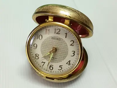 Vintage  SEIKO Round Shape Travel Alarm Clock - JAPAN • $50