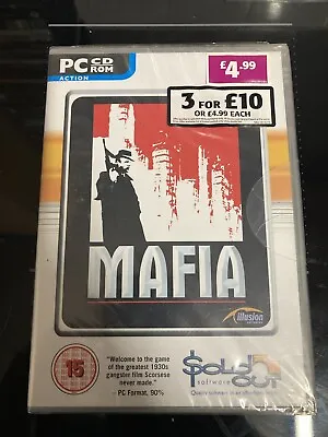 MAFIA  1 - PC CD Rom GAME  - New & Sealed • £29.99