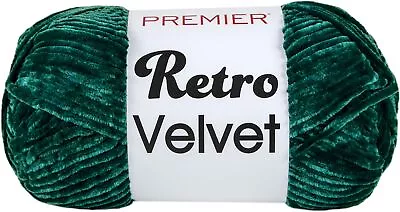 Premier Yarns Retro Velvet Yarn-Emerald • $11.99