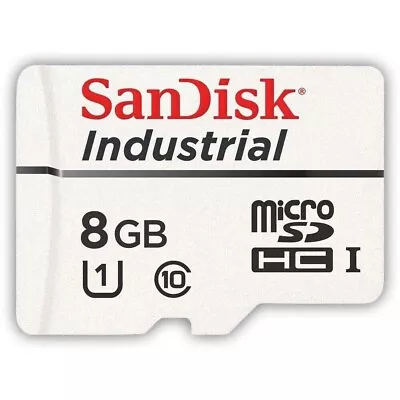 LOT  SanDisk Industrial 8GB Micro SD Memory Card Class 10 UHS-I MicroSDHC • $498.60