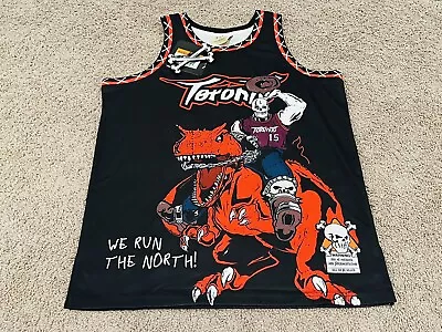 NWT $125.00 Brand X Toronto Raptors Vince Carter  Jersey Adult Small • $45