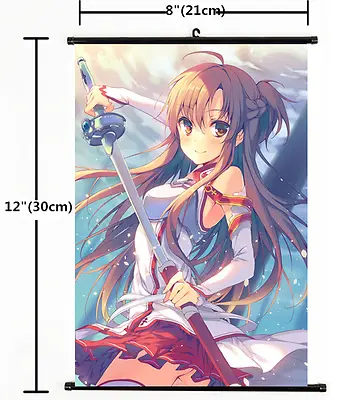 Hot Anime Sword Art Online Wall Poster Scroll Home Decor Cosplay 1424 • $5.12