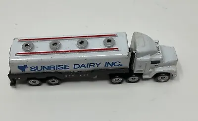Funrise Semi Truck Trailer Can Milk Dairy Mini Micro Logo Sunrise Dairy • $6.50