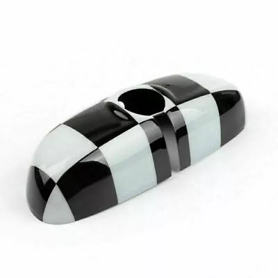 Checkered Pattern Rear View Mirror Cover For 2014 BMW MINI Cooper F56 F55 • $21.79