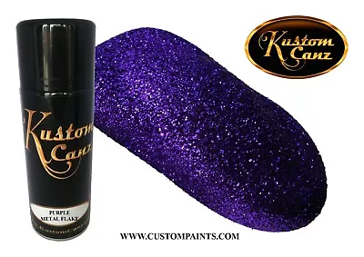 12oz Aerosol Metal Flake Purple (004 HEX) - Urethane Base Automotive Paint  • $24.99