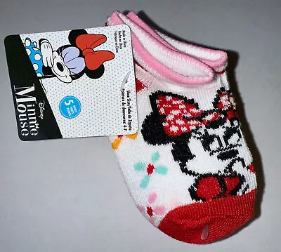 Minnie Mouse Toddler Socks For Shoes Sz 4-7 10 Pk • $13