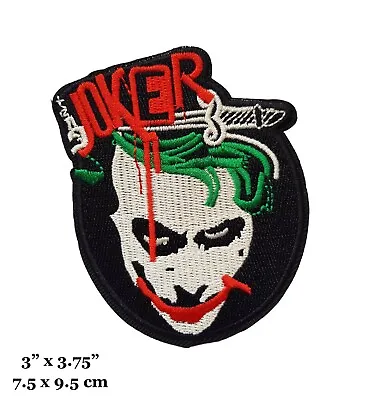 The Joker Comic Book Character Embroidered Iron On Patch • $4.99