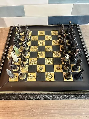 £249 • Buy Lord Of The Rings LOTR Final Battle Complete Figures Chess Set Eaglemoss