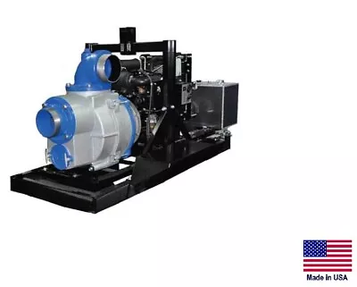 TRASH PUMP - Skid Mounted - Commercial - 23 Hp Diesel - 6  Ports - 59700 GPH • $25843.08